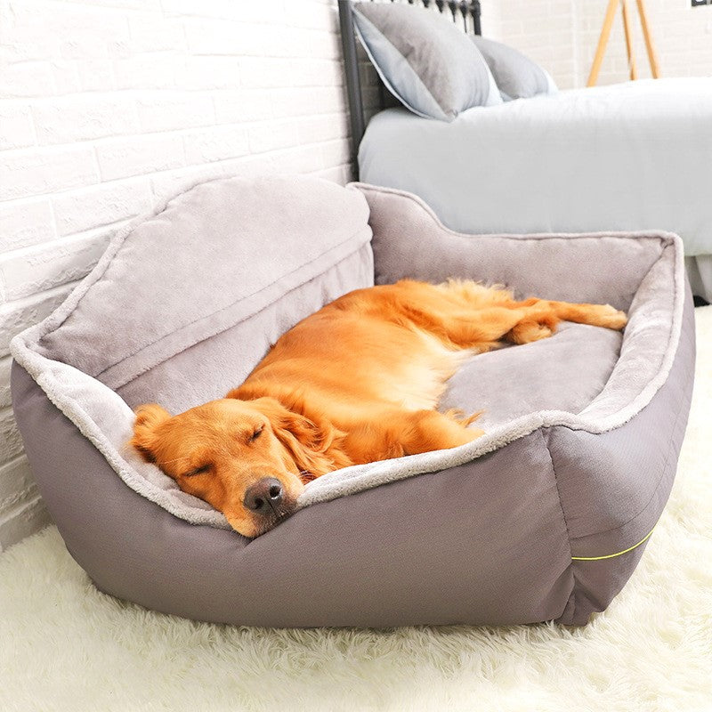 Orthopaedic Calming Dog Bed — Bolster Sides & Memory Foam Base