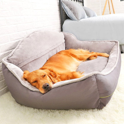 Orthopaedic Calming Dog Bed — Bolster Sides & Memory Foam Base
