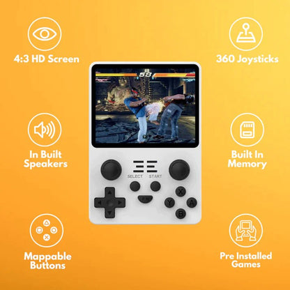 Handheld Arcade Console — Hundreds of Classic Games Pre-Loaded
