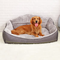 Orthopaedic Calming Dog Bed — Bolster Sides & Memory Foam Base