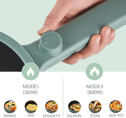 Electric Portable Cooking Pot — Plug-In Mini Pot for Travel & Office