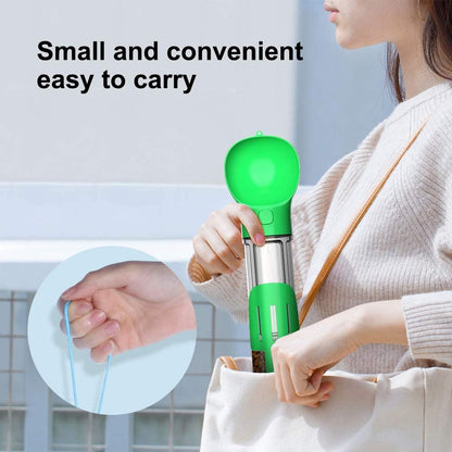 Dog Water Bottle — Built-In Drinking Bowl for Walks & Outdoor Adventures