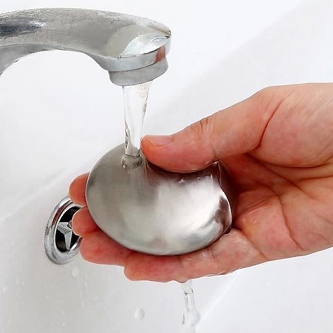 Stainless Steel Odour-Removing Soap Bar