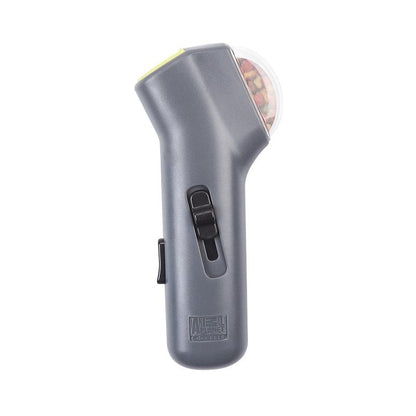 Pet treat launcher toy that shoots treats for dogs to chase and catch during interactive play