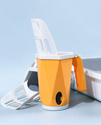 Cat Litter Scoop — Deep Mesh Bowl, Ergonomic Handle