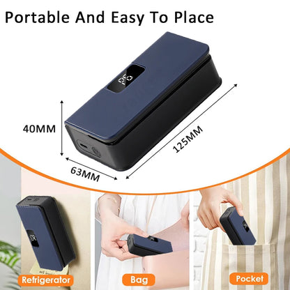 Rechargeable Mini Bag Sealer & Cutter — LED Display, 6 Seal Modes