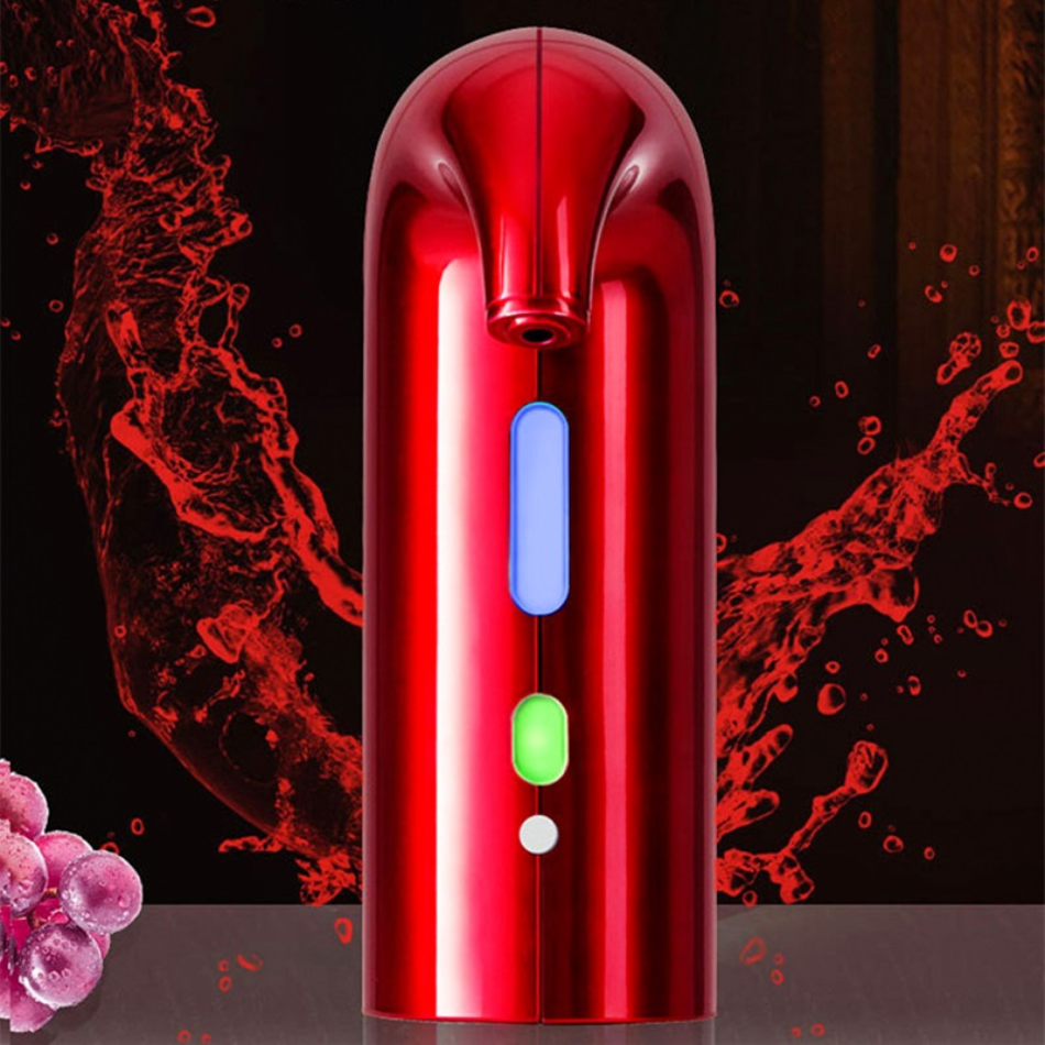 Electric Wine Pump — Aerates & Pours Without Touching the Bottle