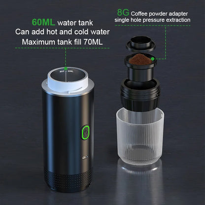 BrewGo — Portable Espresso Machine for Travel, Camping & Home