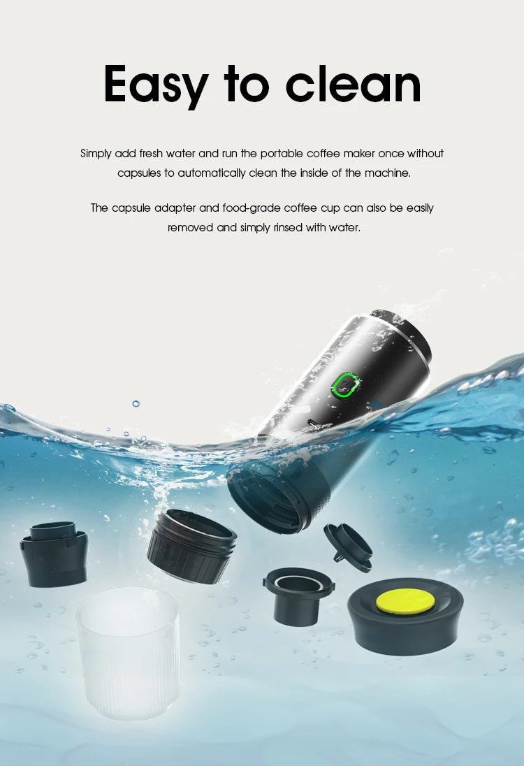 BrewGo — Portable Espresso Machine for Travel, Camping & Home