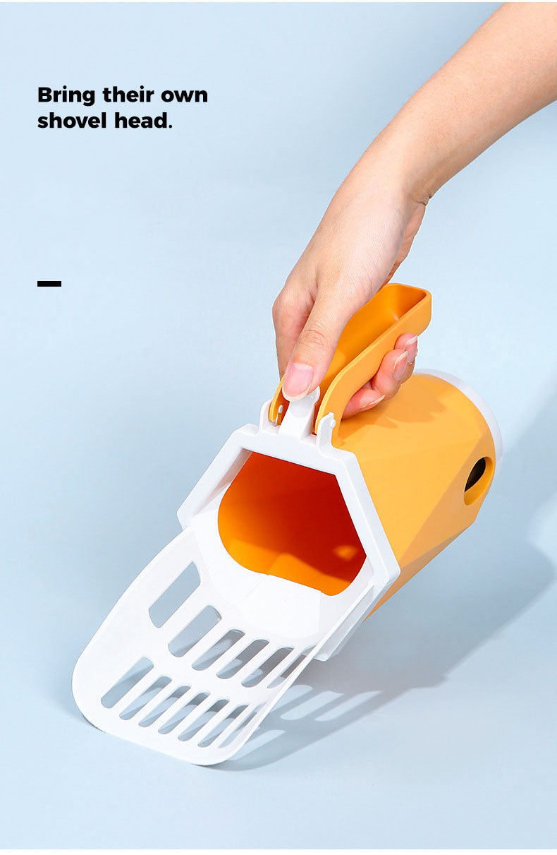 Cat Litter Scoop — Deep Mesh Bowl, Ergonomic Handle