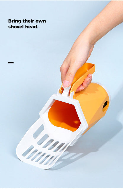 Cat Litter Scoop — Deep Mesh Bowl, Ergonomic Handle
