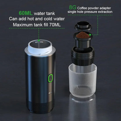 BrewGo coffee machine in metallic green colour