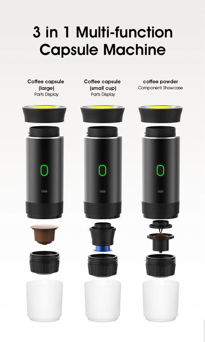 BrewGo — Portable Espresso Machine for Travel, Camping & Home