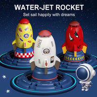 Rocket Garden Sprinkler — 360° Rotating Water Spray for Lawns & Borders