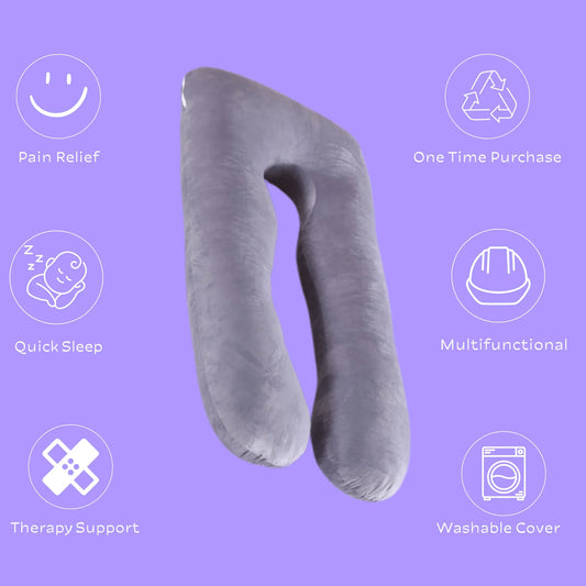 Ergonomic sleep therapy pillow with cooling memory foam for neck support and better sleep quality