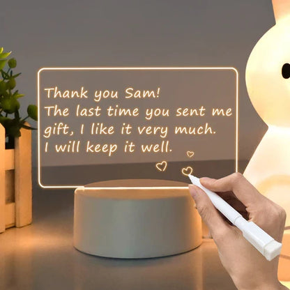 LED Note Board — Glowing Neon Message Display
