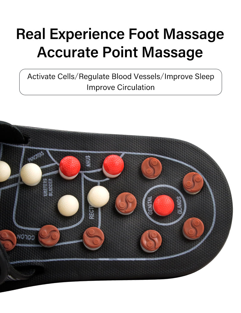 Acupressure Slippers — Foot Massage With Every Step