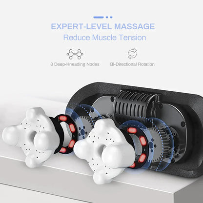 Neck & Shoulder Massager — Heat + Deep Kneading for Home Use